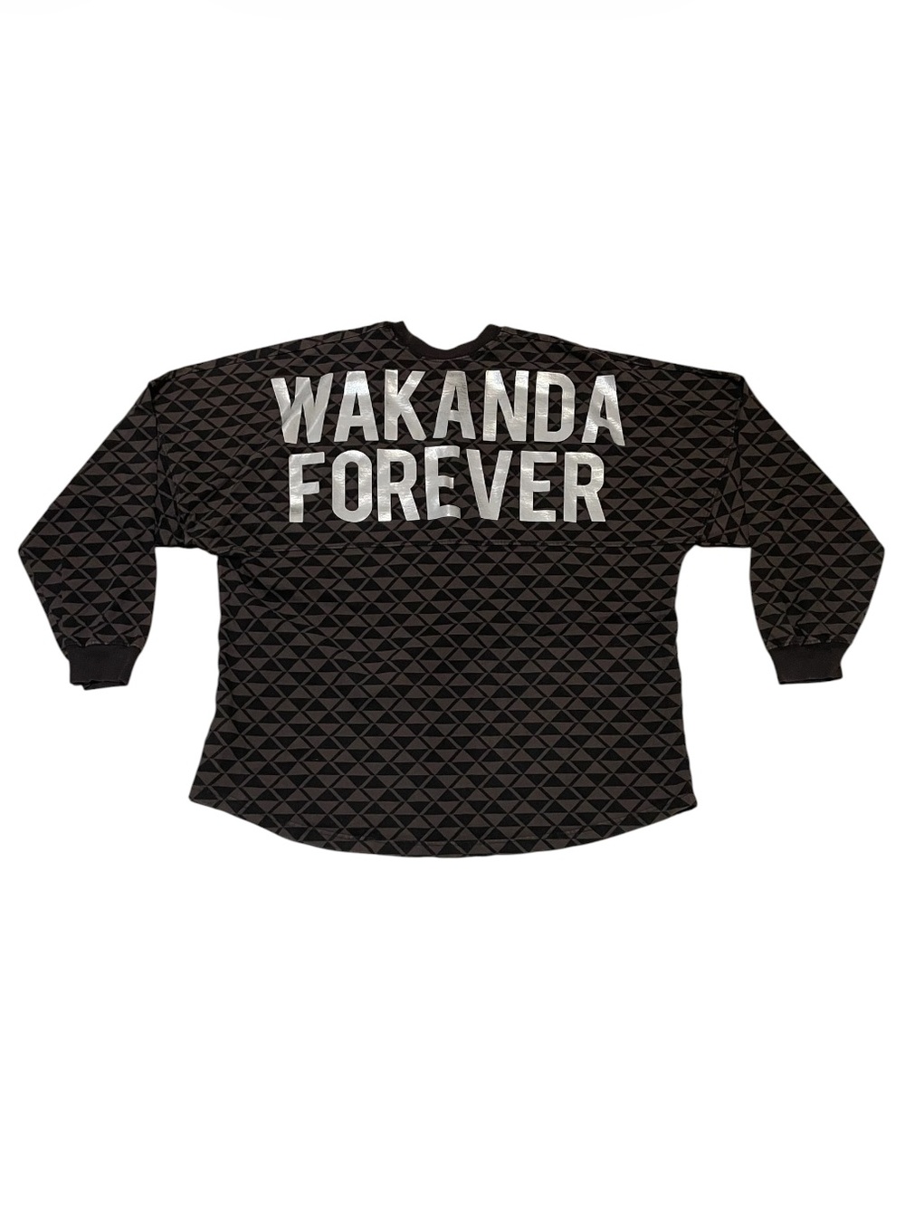 Disney Black Panther Wakanda Forever Spirit
Jersey XXL Over-Sized Black Silver